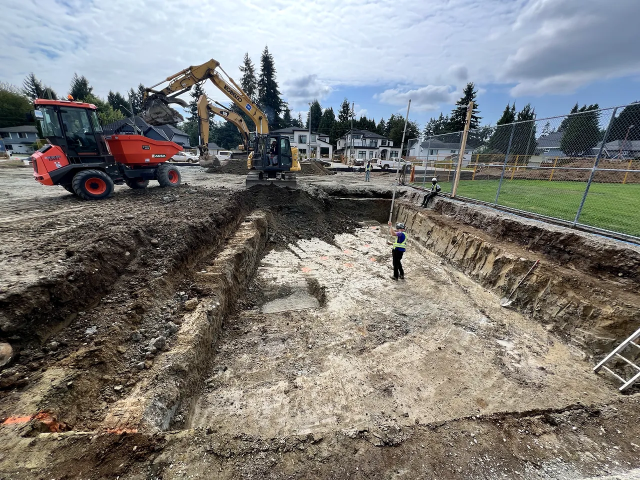 NSC job site: Excavation · Guildford